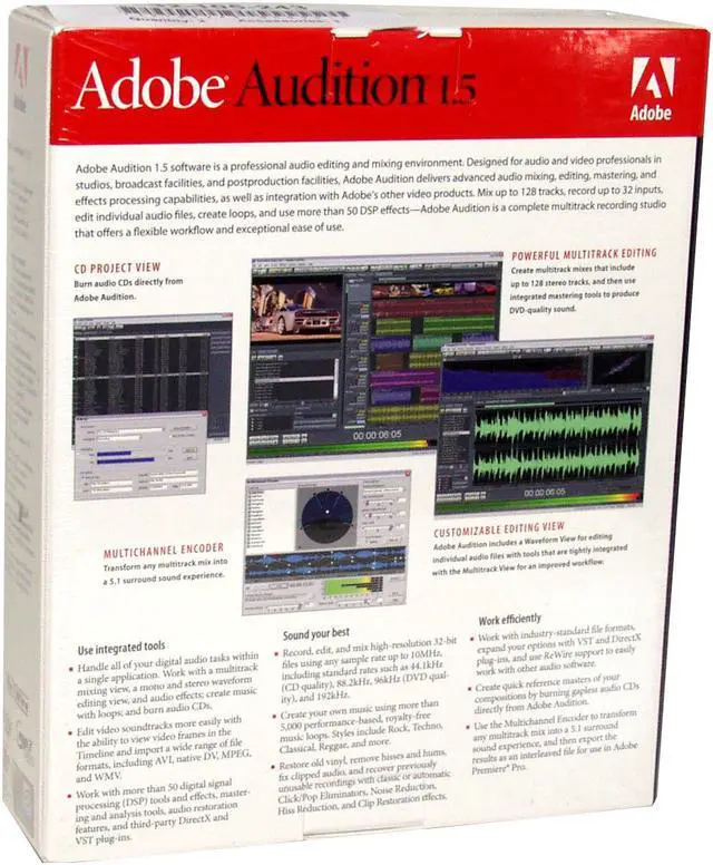 Alt view image 2 of 2 - Adobe Audition 1.5