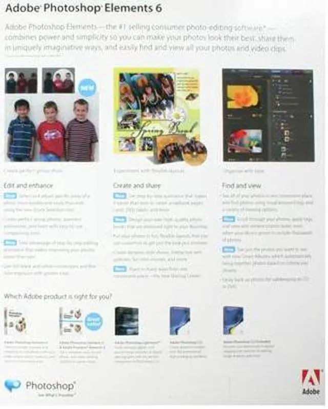 Alt view image 3 of 8 - Adobe Photoshop Elements 6.0 Windows