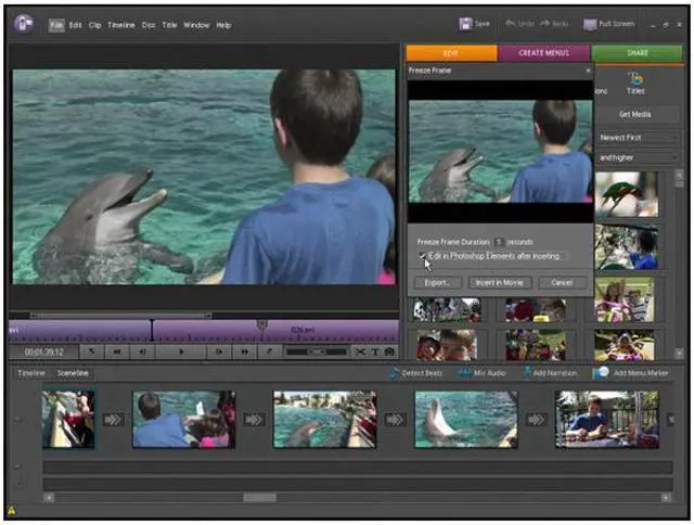 Alt view image 3 of 10 - Adobe Photoshop Elements 7 & Adobe Premiere Elements 7 - Mini Box