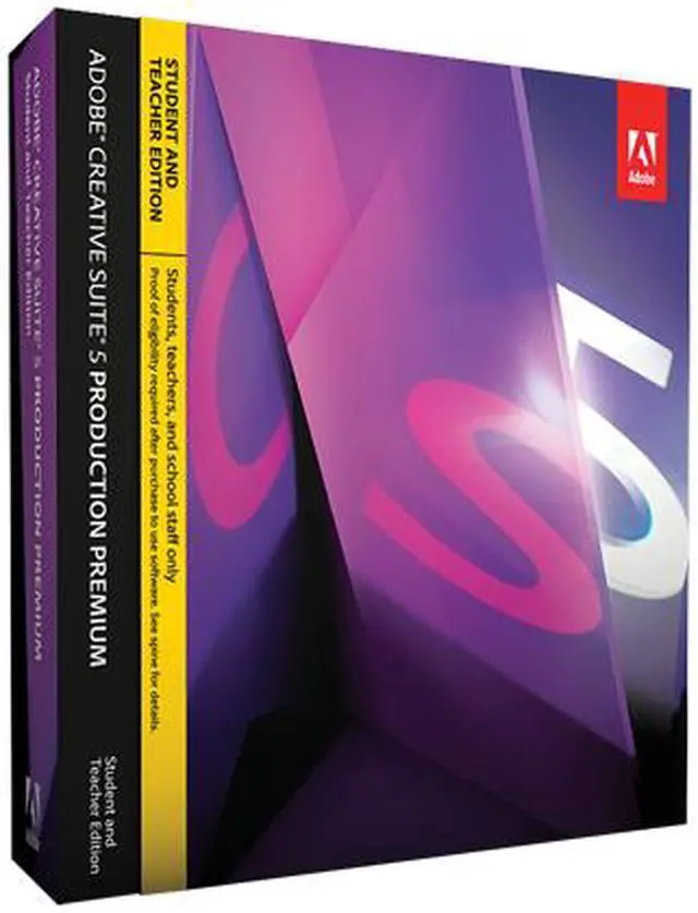 Main image of Adobe Production Premium CS5 Full for Mac Student/Teacher Edition