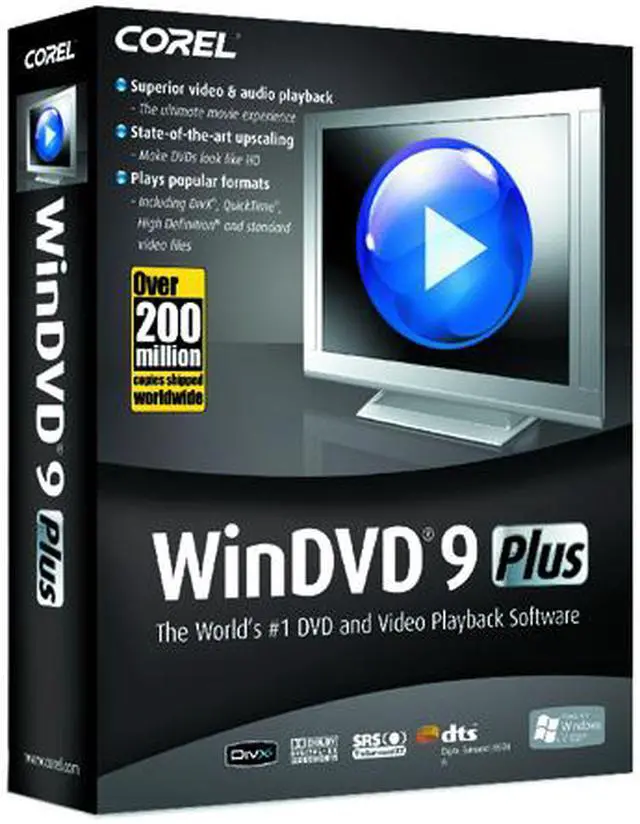 Main image of Corel WinDVD 9 Plus