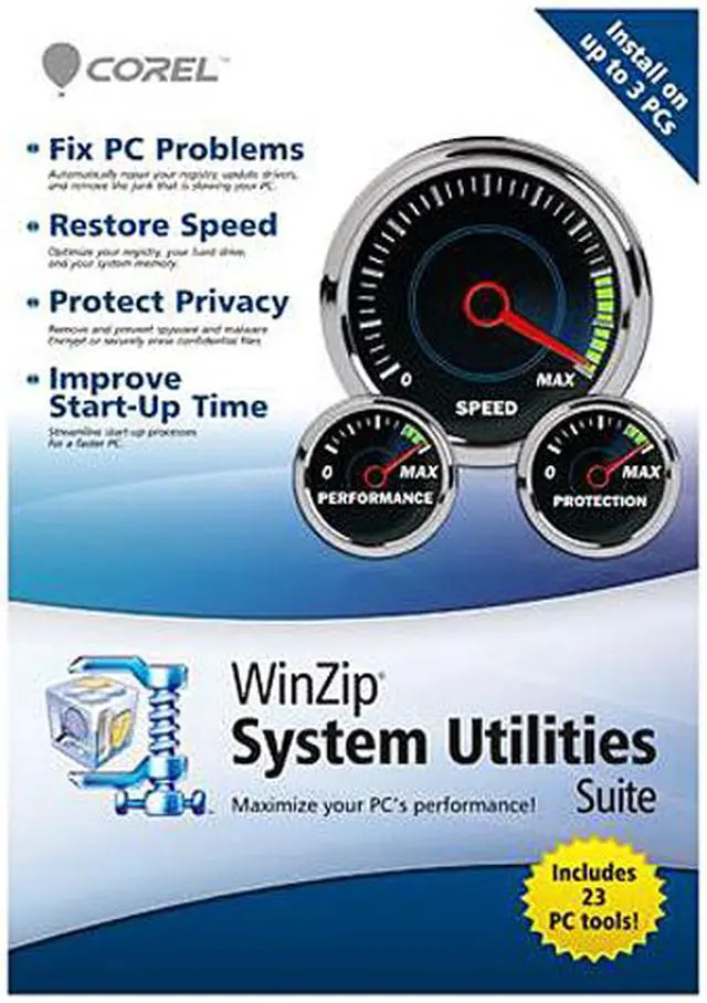 Main image of Corel Winzip System Utilities – 3 User