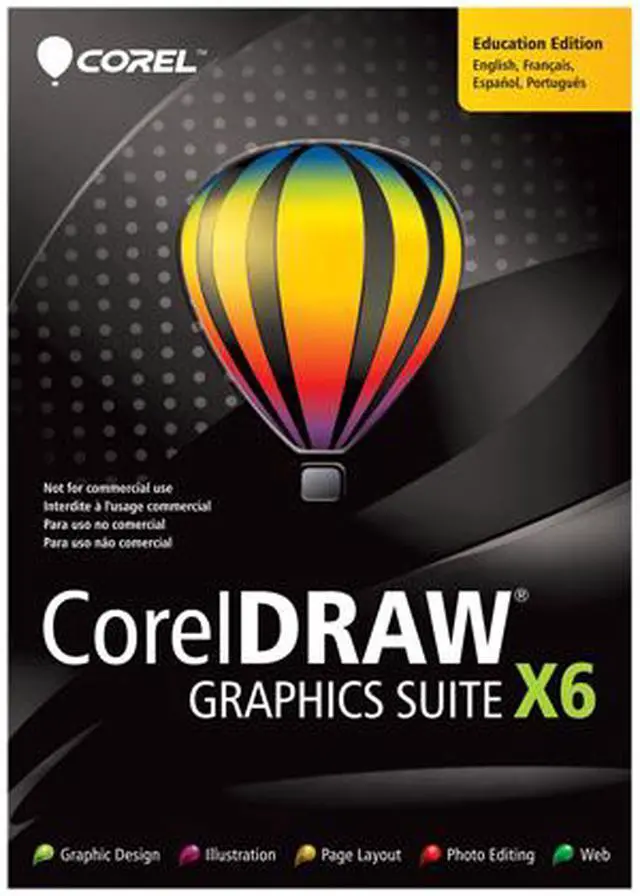 Main image of Corel CorelDRAW Graphic Suite X6 - Academic Version