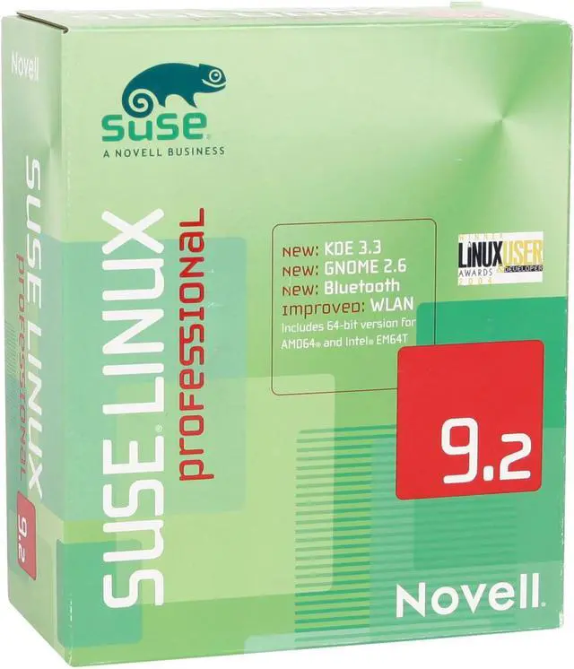 Main image of Novell SuSE Linux Professional 9.2 Version