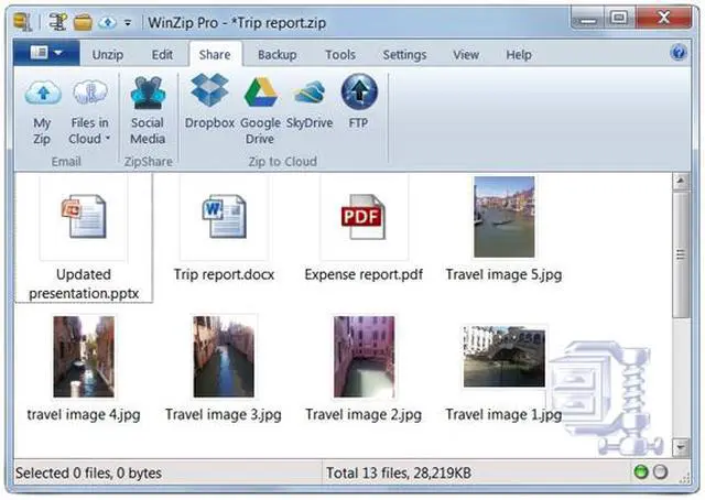 Alt view image 6 of 7 - Corel Winzip 17 Standard - Product Key Card