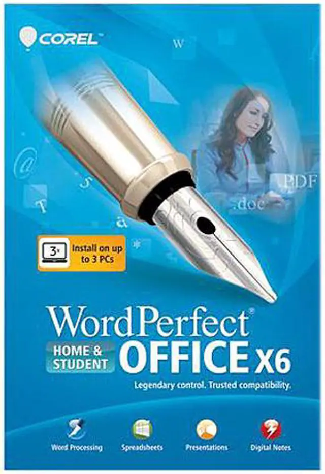 Main image of Corel WordPerfect Office X6 Home & Student - Download