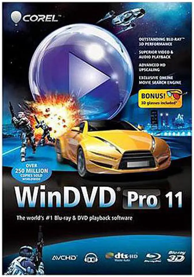 Main image of Corel WinDVD Pro 11 - Product Key Card