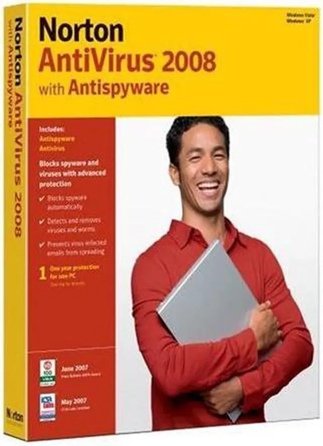 Main image of Symantec Norton AntiVirus 2008 3 user