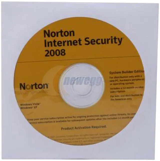 Main image of Symantec Norton Internet Security 2008 - OEM