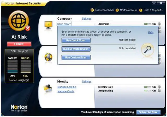 Alt view image 4 of 16 - Symantec Norton Internet Security 2009 - 1 User/3 PC - Small box