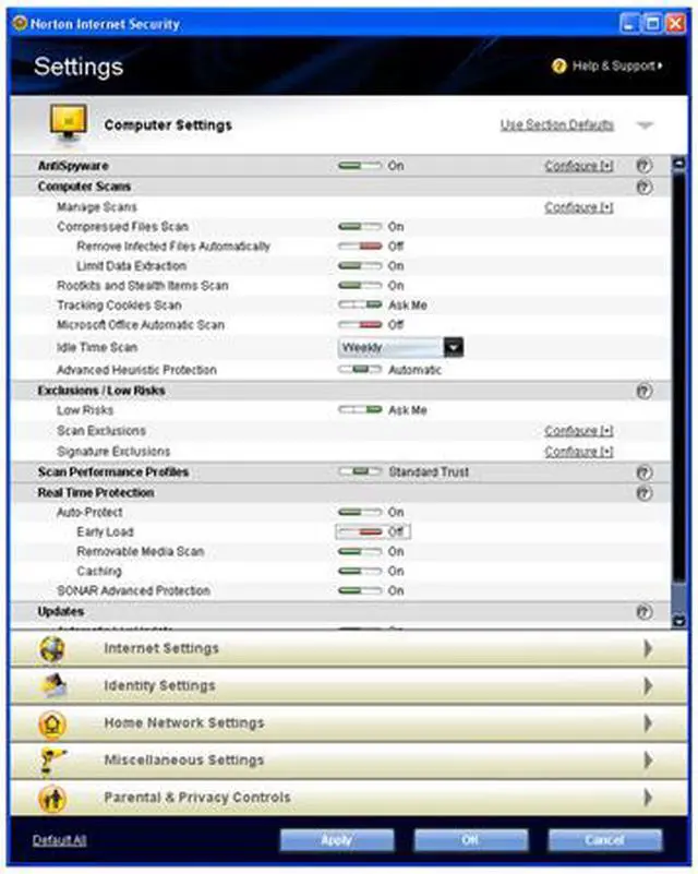 Alt view image 13 of 16 - Symantec Norton Internet Security 2009 - 1 User/3 PC - Small box