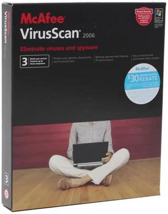 Main image of McAfee VirusScan 2006 V10.0 3User
