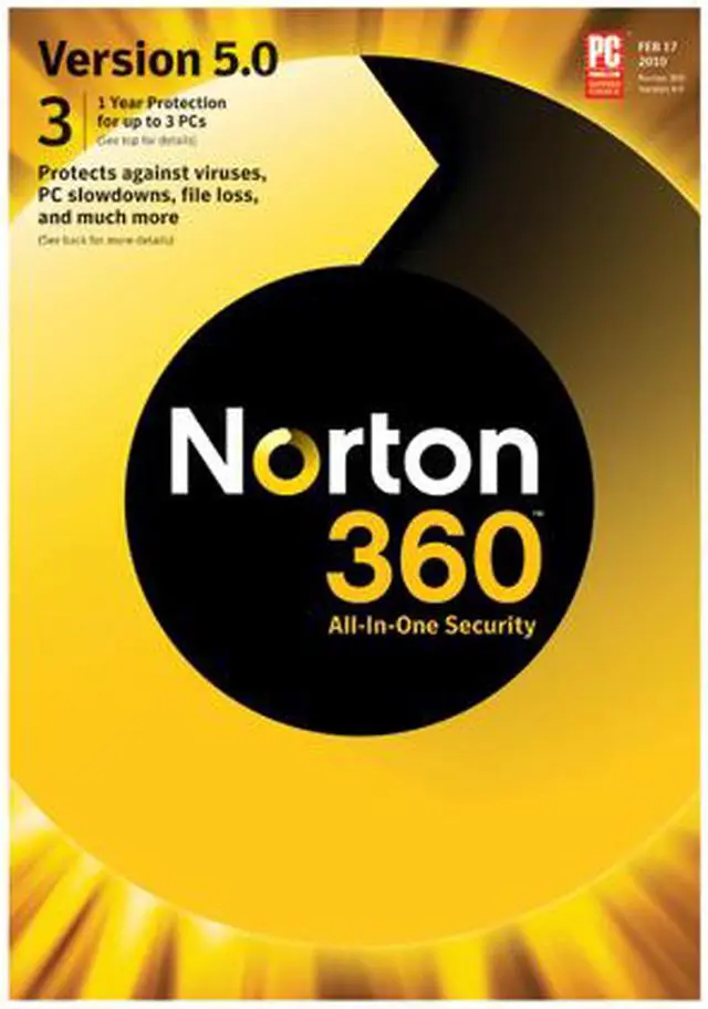 Main image of Symantec Norton 360 V5.0 - 3 User