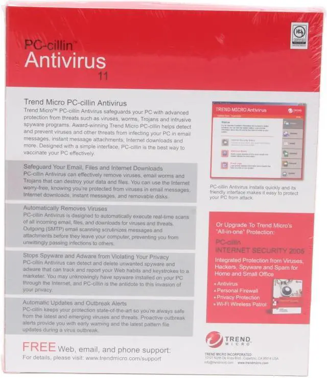Alt view image 2 of 2 - TREND MICRO PC Cillin Antivirus