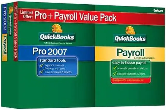 Main image of Intuit QuickBooks Pro 2007 With Payroll Standard 2007