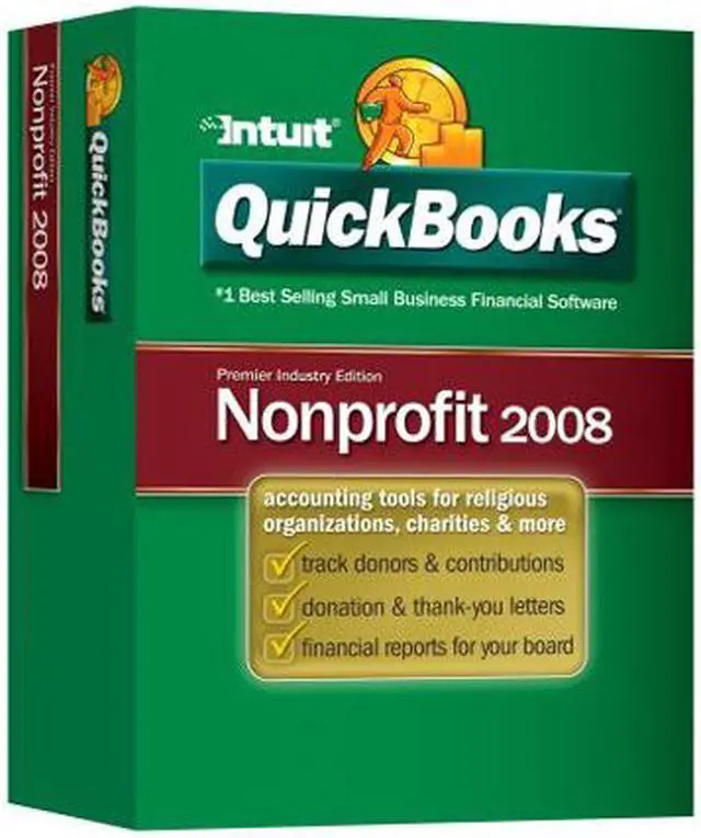 Main image of Intuit QuickBooks Premier Nonprofit Edition 2008
