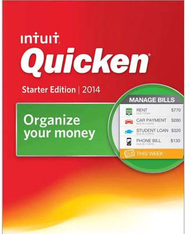 Main image of Intuit Quicken Starter Edition 2014