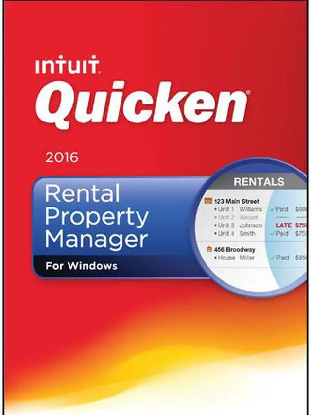 Main image of Intuit Quicken Rental Property Manager 2016