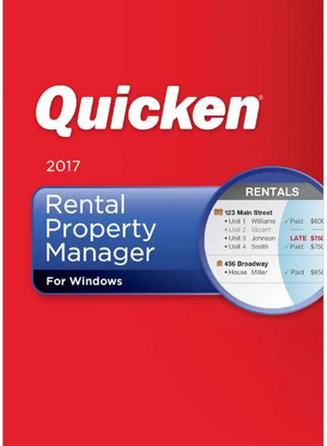 Main image of Quicken 2017 Rental Property Manager