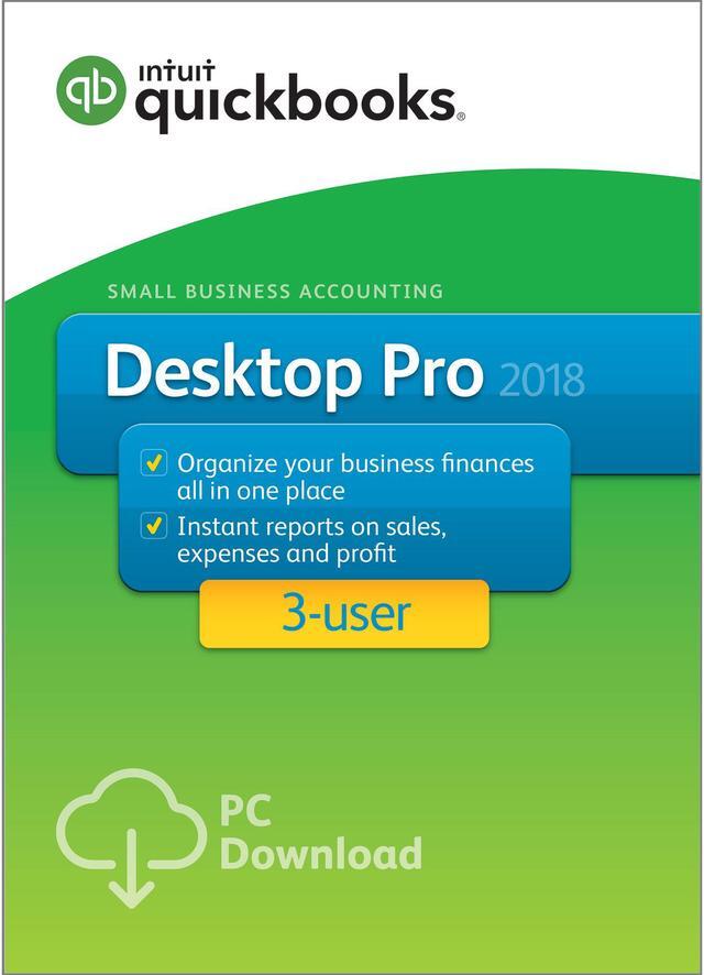 Main image of Intuit QuickBooks Desktop Pro 2018 3-User - Download