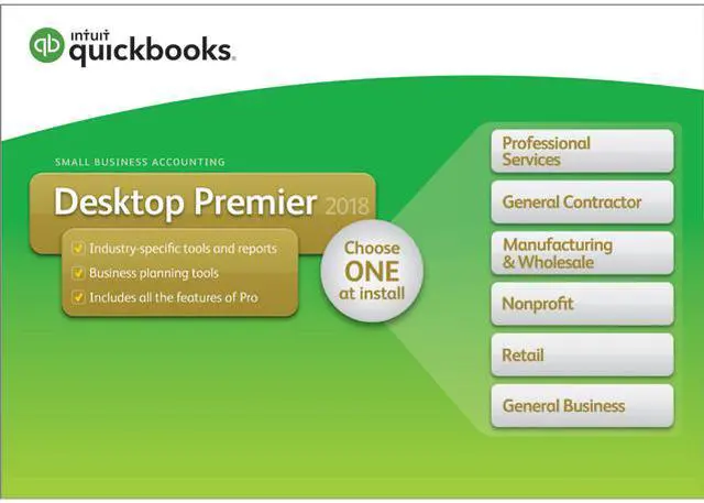 Main image of Intuit Quickbooks Desktop Premier 2018