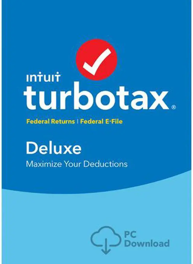 Main image of Intuit TurboTax Deluxe 2017, Federal no State + Efile for Windows - Download