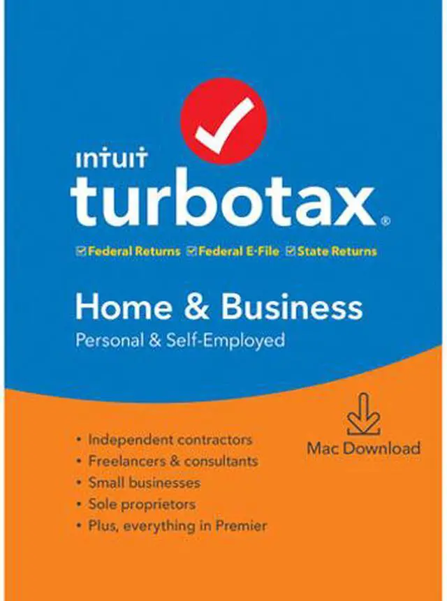 Main image of TurboTax Home & Business + State 2019 Mac Download