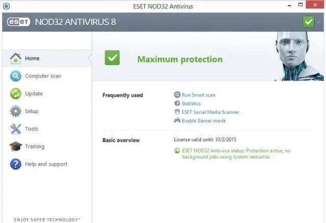 Alt view image 2 of 5 - ESET NOD32 Antivirus 2015 - 1 PC