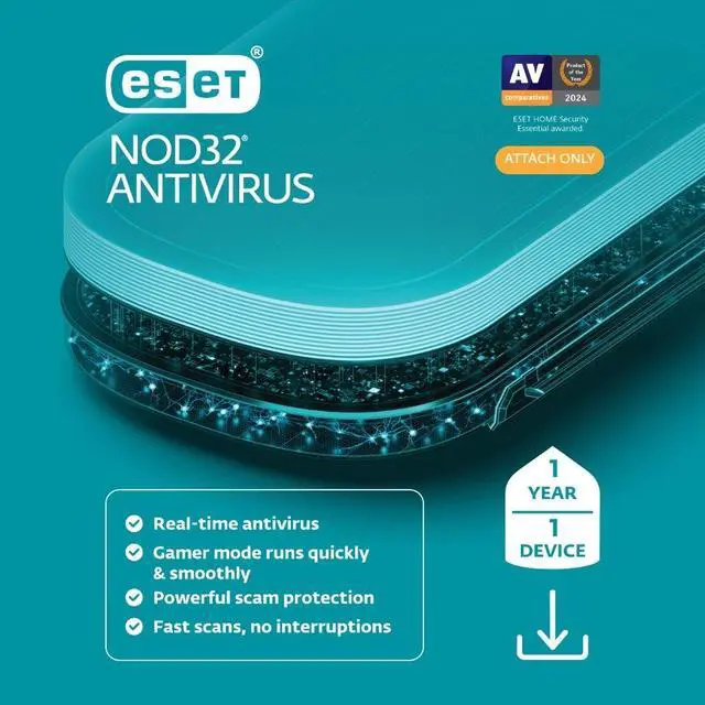 Main image of ESET NOD32 Antivirus 2025 - 1 Device / 1 Year - Download