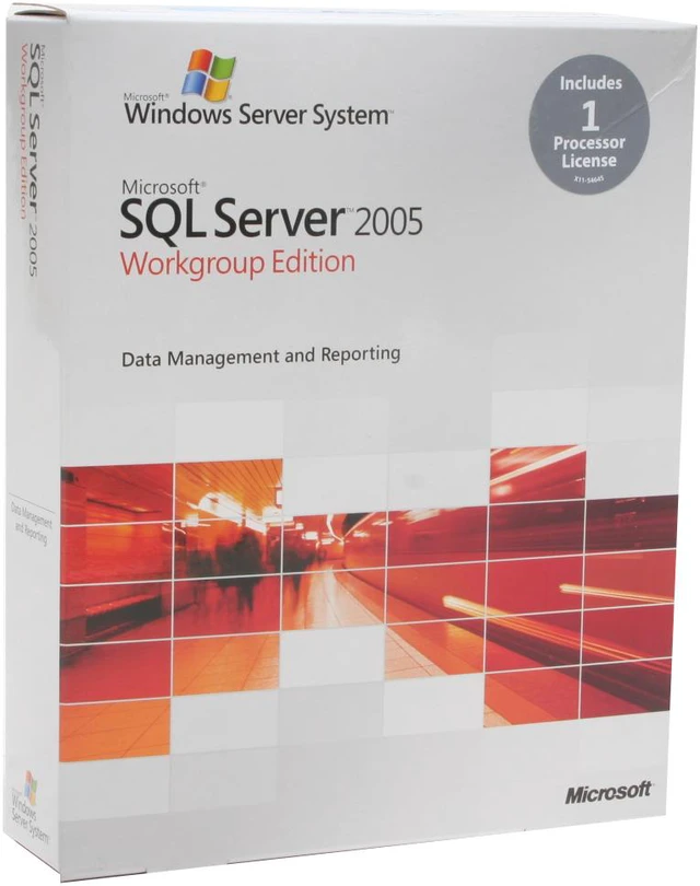 Microsoft SQL Server 2005 Workgroup Edition with 1-Processor License ...
