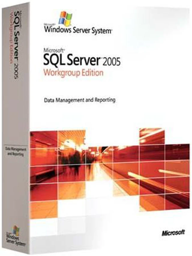 Microsoft SQL Server 2005 Workgroup Edition with 1-Processor License ...