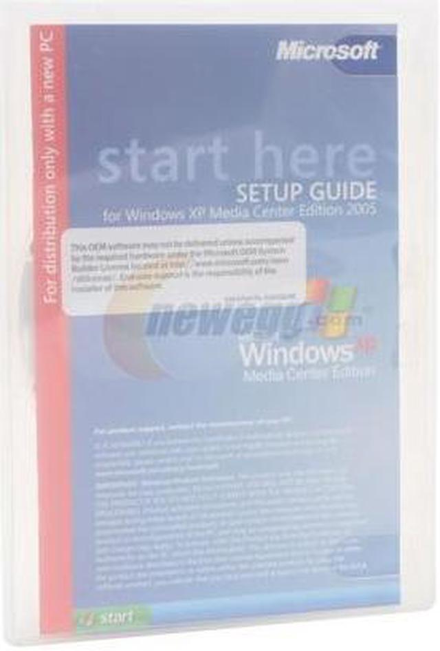 Alt view image 2 of 4 - Microsoft Windows XP Media Center 2005 SP2B for System Builders - OEM