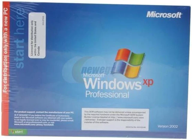 Windows Xp Retail Microsoft Windows XP Professional With SP2B 3 Pack - Newegg.com