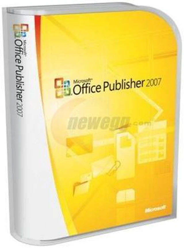 Microsoft Office Publisher 2007 Version Upgrade - Newegg.com