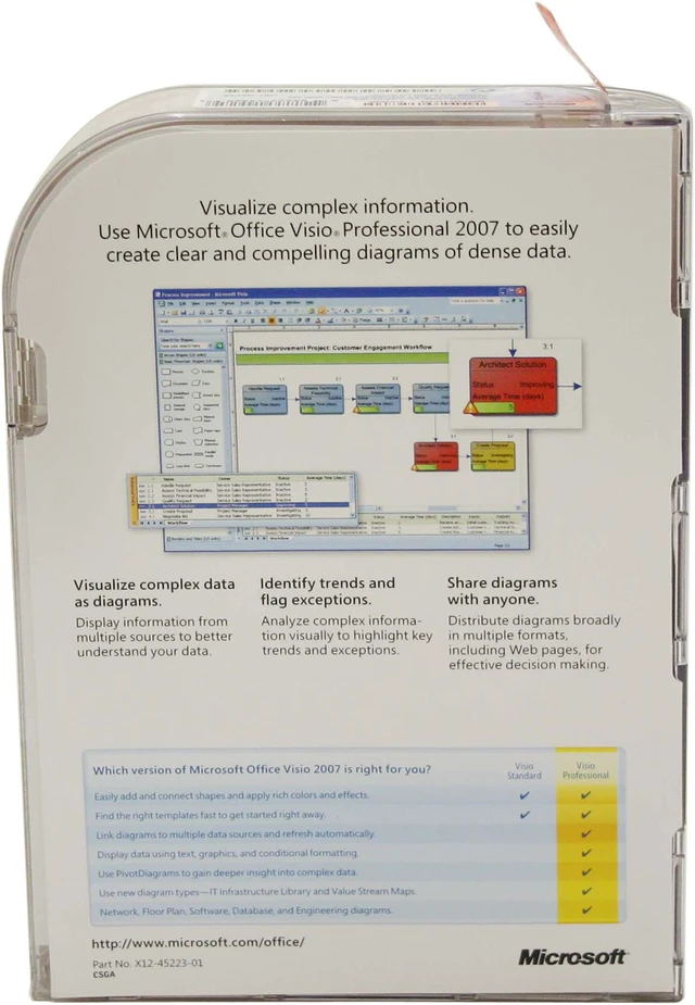 Microsoft Office Visio Professional 2007 Version Upgrade - Newegg.com