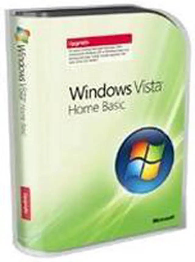 Main image of Microsoft Windows Vista Home Basic Upgrade