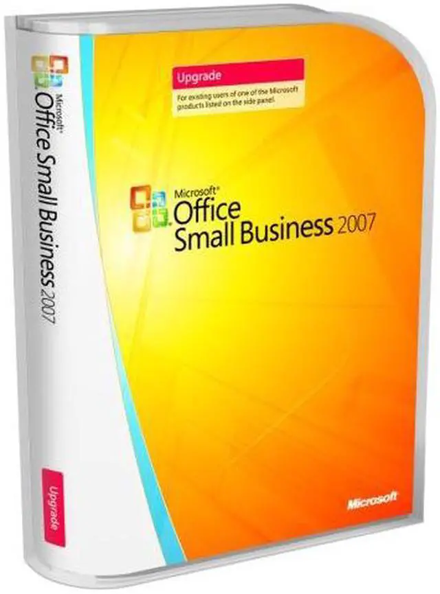 Microsoft Office Small Business 2007 Upgrade