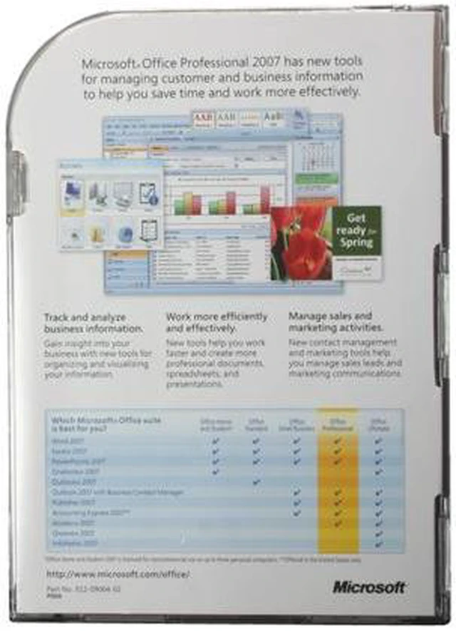 Microsoft Office Professional 2007 Version Upgrade - Newegg.com