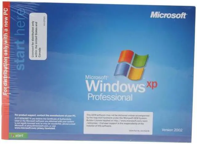 Main image of Microsoft Windows XP Pro SP2b 1pk - OEM