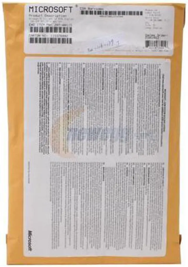 Alt view image 2 of 2 - Microsoft Windows XP Professional x64 SP2B - OEM