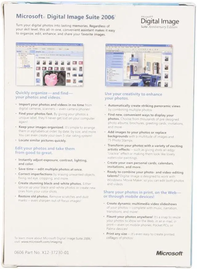 Alt view image 3 of 3 - Microsoft Digital Image Suite 2006 Anniversary Edition - complete package