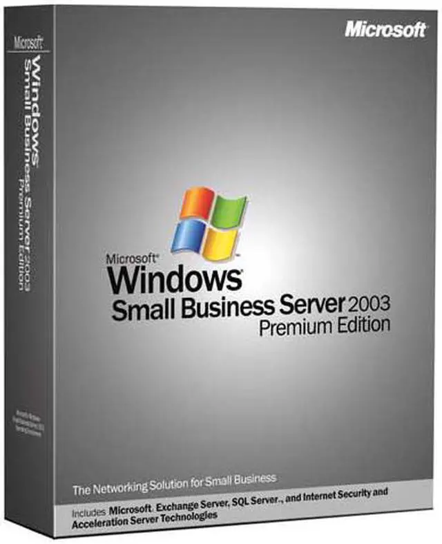 Main image of Microsoft Windows Small Business Server Premium 2003 R2 English Version Upgrade CD/DVD 5 Client