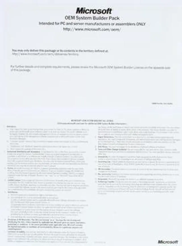 Alt view image 2 of 2 - Windows Server Standard 2008 5 User CAL License (no media, License only) - OEM
