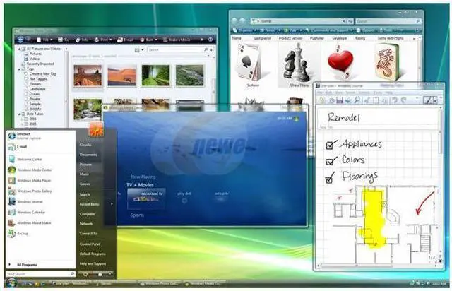 Alt view image 3 of 7 - Microsoft Windows Vista Home Premium SP1 32-bit for System Builders - OEM