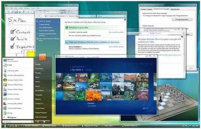 Alt view image 7 of 9 - Microsoft Windows Vista Home Premium SP1 32-bit for System Builders - OEM