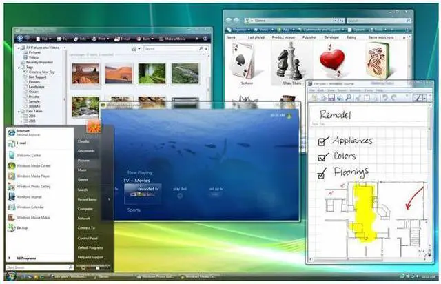 Alt view image 3 of 9 - Microsoft Windows Vista Home Premium SP1 64-bit for System Builders - OEM