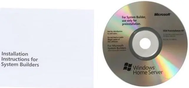 Alt view image 3 of 8 - Microsoft Windows Home Server 32 Bit 1 Pack (Power pack 1) - OEM