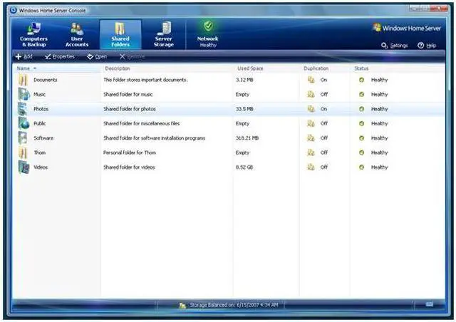 Alt view image 5 of 8 - Microsoft Windows Home Server 32 Bit 1 Pack (Power pack 1) - OEM