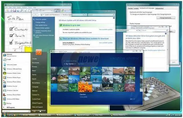 Alt view image 7 of 9 - Microsoft Windows Vista Home Premium SP1 64-bit for System Builders w/ Tech Guarantee - OEM