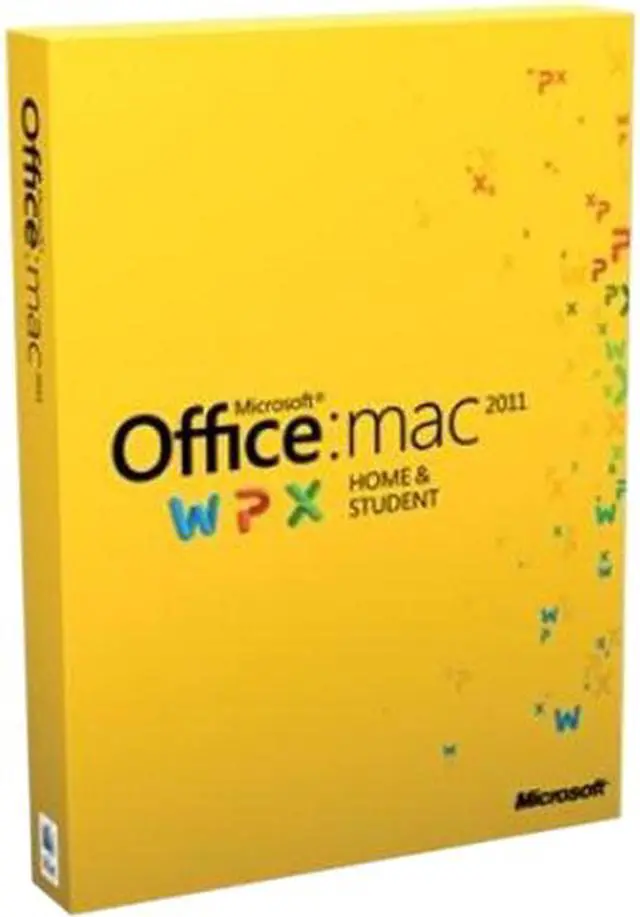 Main image of Microsoft Office for Mac Home and Student 2011
